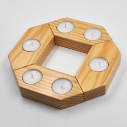Model 009 candle holder pine