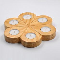 Model 018 candle holder pine