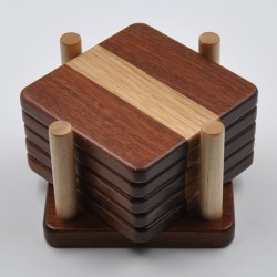 Wooden coasters model 02 -...