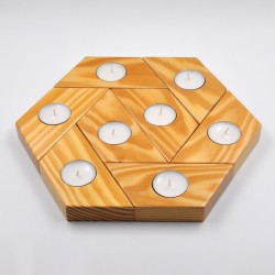 Model 040 candle holder pine