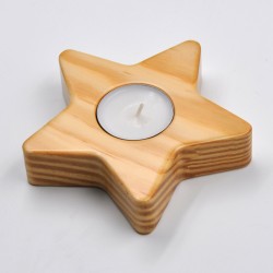 5-pointed star candle...