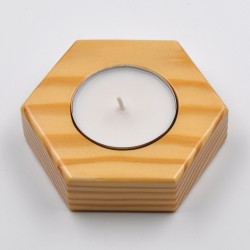 Hexagon candle holder 115mm...