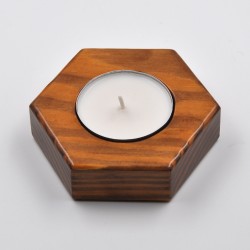 Hexagon candle holder 115mm...