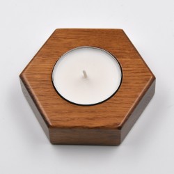 Hexagon candle holder 115mm...