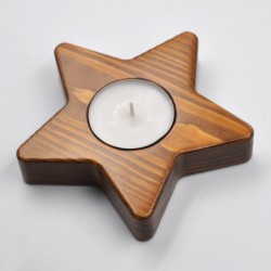 5-pointed star candle...