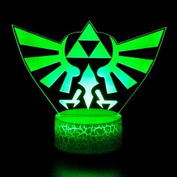 Lámpara led Zelda Trifuerza