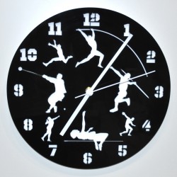 Clock athletics jumping and...