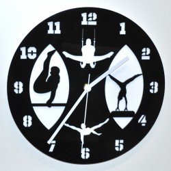 Clock artistic gymnastics