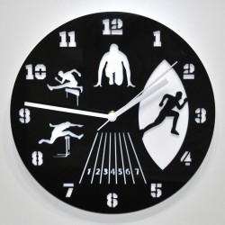 Clock athletics running