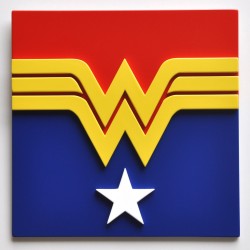 Cuadro Wonder Woman 30x30cm