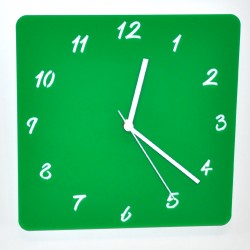 Clock square green