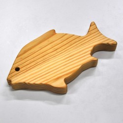 Cutting board fish pine